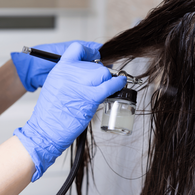 oxigénterápia kezelés hajgyógyászat