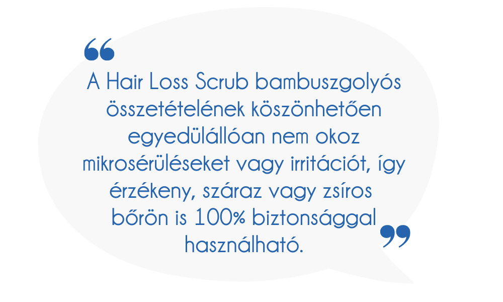 hair loss scrub