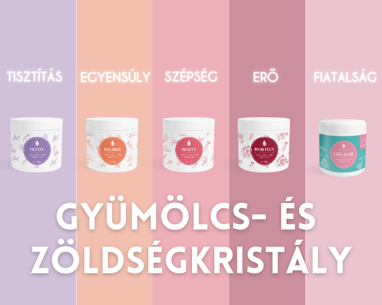 gyümölcs-és zöldségkristályok