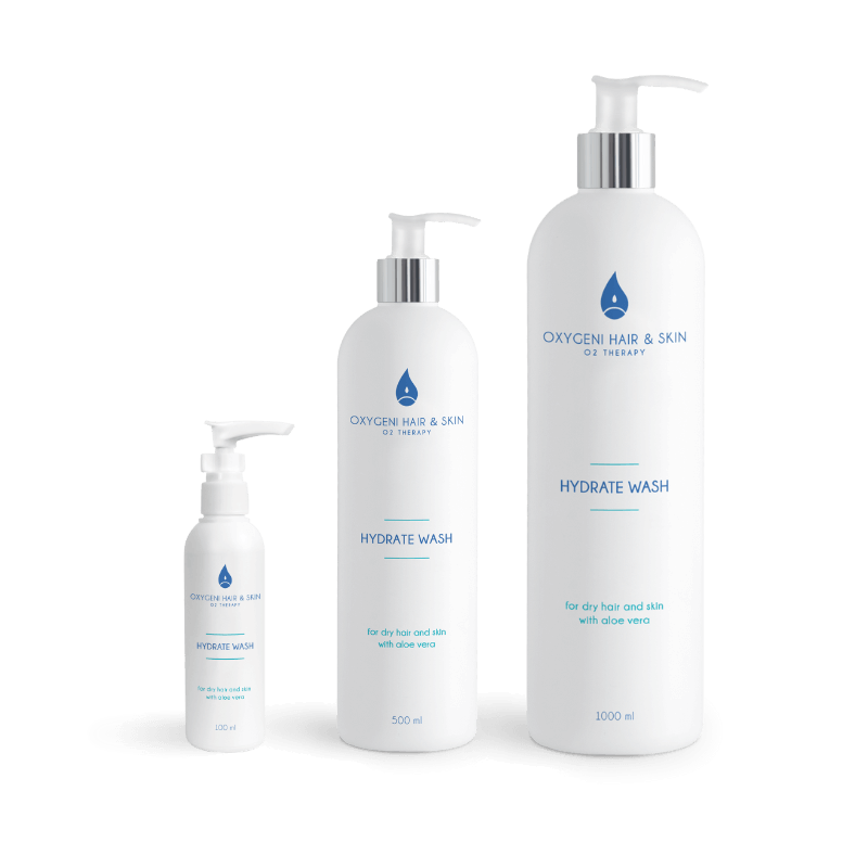 száraz fejbőrre és hajra ajánlott Hydrate Wash sampon és Hydrate Mask hajpakolás